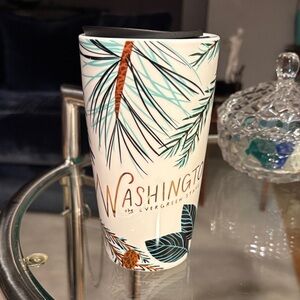 🌲Starbucks Washington Evergreen State Travel Ceramic 12 oz Tumbler Mug -